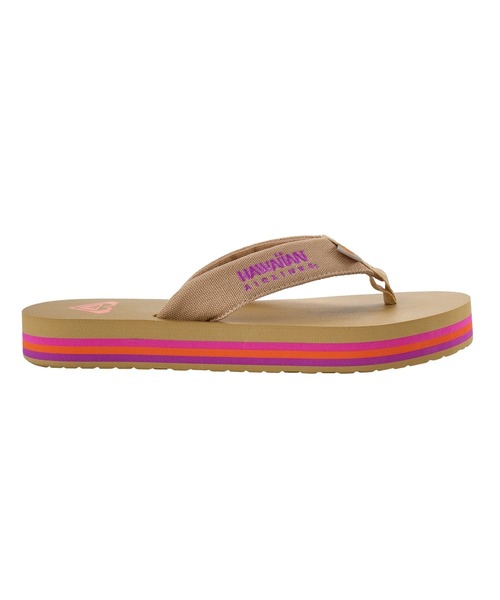 ROXY(ロキシー)の「ROXY x HAWAIIAN AIRLINES FLIP FLOP ポーチ付きビーチサンダル 【2026年夏モデル】(サンダル・レディース・ホワイト/ベージュ・25cm/24cm/23cm)」の17枚目の写真
