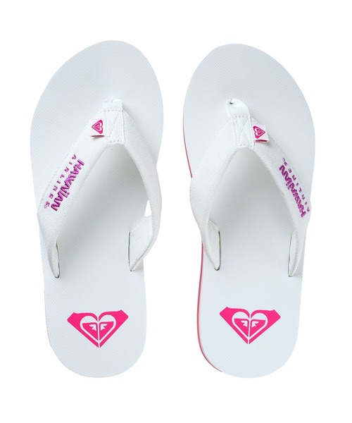 ROXY(ロキシー)の「ROXY x HAWAIIAN AIRLINES FLIP FLOP ポーチ付きビーチサンダル 【2026年夏モデル】(サンダル・レディース・ホワイト/ベージュ・25cm/24cm/23cm)」の7枚目の写真
