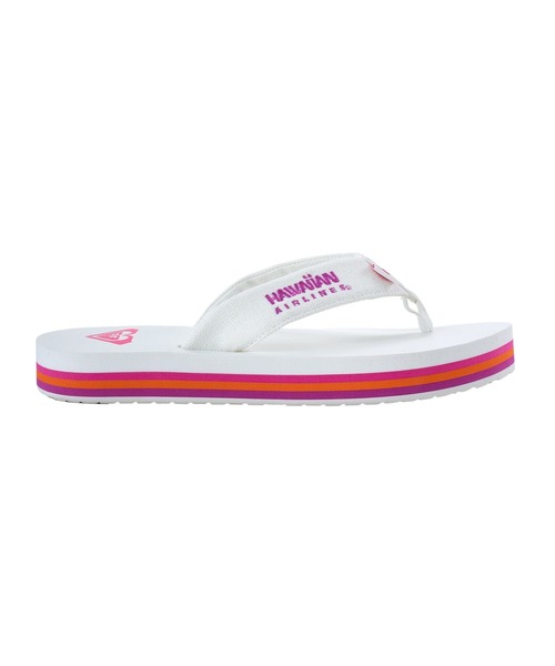 ROXY(ロキシー)の「ROXY x HAWAIIAN AIRLINES FLIP FLOP ポーチ付きビーチサンダル 【2026年夏モデル】(サンダル・レディース・ホワイト/ベージュ・25cm/24cm/23cm)」の9枚目の写真