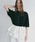 MANOF�i�}�m�t�j�́uLOOSE POLO KNIT�i�|���V���c�j�v�b�u���b�N