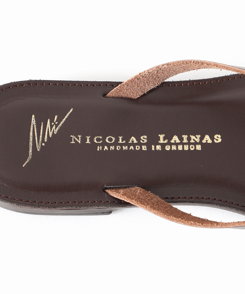 FRAMeWORK(フレームワーク)の「NICOLAS LAINAS/ニコラスライナス トングサンダル(サンダル・レディース・ブラック/ブラウン・38/37/36)」の18枚目の写真