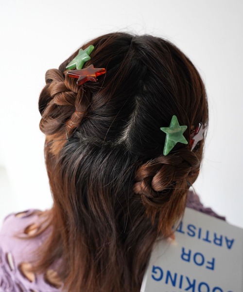 SANSeLF(サンセルフ)の「【SANSeLF】2セットスターモチーフヘアピン saa26s080(ヘアピン・レディース・A/B・FREE)」の4枚目の写真