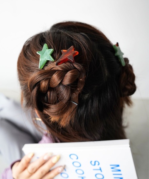 SANSeLF(サンセルフ)の「【SANSeLF】2セットスターモチーフヘアピン saa26s080(ヘアピン・レディース・A/B・FREE)」の3枚目の写真