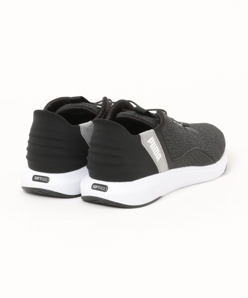 PUMA（プーマ）の「PUMA プーマ SOFTRIDE CRUISE EASE IN【軽量】メンズスニーカー(ソフトライドクルーズイーズイン) 311997 07 [HF] プーマブラック/ホワイト/スモーキーグレー（スニーカー・メンズ・ブラック×ホワイト・25.0cm/25.5cm/26.0cm/26.5cm/27.0cm/27.5cm/28.0cm/29.0cm/30.0cm）」の2枚目の写真