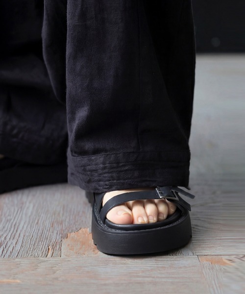 antiqua(アンティカ)の「ロング ワイドパンツ(その他パンツ・レディース・ブラック・ONESIZE)」の7枚目の写真