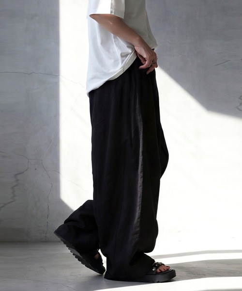 antiqua(アンティカ)の「ロング ワイドパンツ(その他パンツ・レディース・ブラック・ONESIZE)」の9枚目の写真