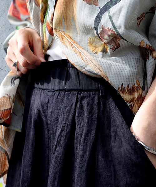 antiqua(アンティカ)の「ロング ワイドパンツ(その他パンツ・レディース・ブラック・ONESIZE)」の11枚目の写真