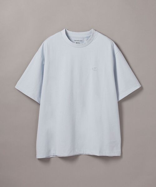 Calvin Klein(カルバン・クライン)の「クーリングジャージーリラックスバックロゴTシャツ(Tシャツ/カットソー・メンズ・ライトブルー/ブラック・L/M/S/XL)」の3枚目の写真