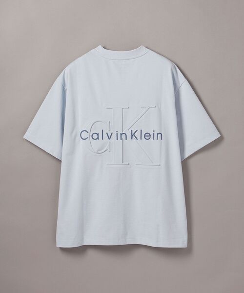 Calvin Klein(カルバン・クライン)の「クーリングジャージーリラックスバックロゴTシャツ(Tシャツ/カットソー・メンズ・ライトブルー/ブラック・L/M/S/XL)」の11枚目の写真