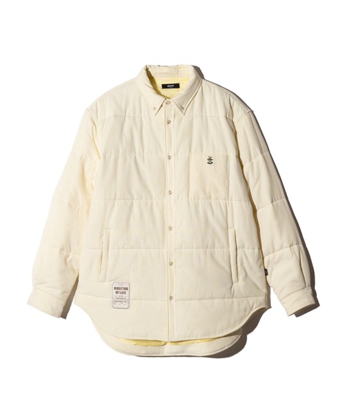 glamb(グラム)の「Button Down Puff Jacket / ボタンダウンパフジャケット(ブルゾン・メンズ・グレー/ブルー/イエロー・S/M/L)」の13枚目の写真