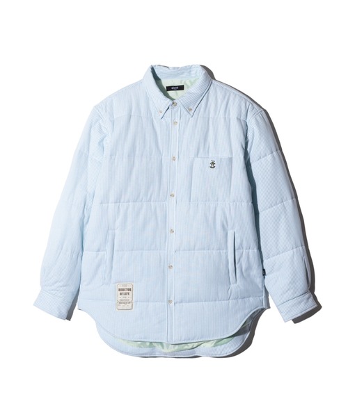 glamb(グラム)の「Button Down Puff Jacket / ボタンダウンパフジャケット(ブルゾン・メンズ・グレー/ブルー/イエロー・S/M/L)」の12枚目の写真