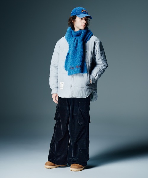 glamb(グラム)の「Button Down Puff Jacket / ボタンダウンパフジャケット(ブルゾン・メンズ・グレー/ブルー/イエロー・S/M/L)」の19枚目の写真