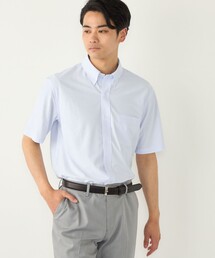 SHIPS Colors:〈吸水速乾・接触冷感〉SMART TECH(R) ノーアイロン 半袖シャツ