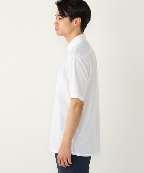 SHIPS Colors(シップス カラーズ)の「SHIPS Colors:〈吸水速乾・接触冷感〉SMART TECH(R) ノーアイロン 半袖シャツ(ビジネスシャツ・メンズ・ライトグレー/ライトブルー/オフホワイト・SMALL/MEDIUM/LARGE/X-LARGE)」の16枚目の写真