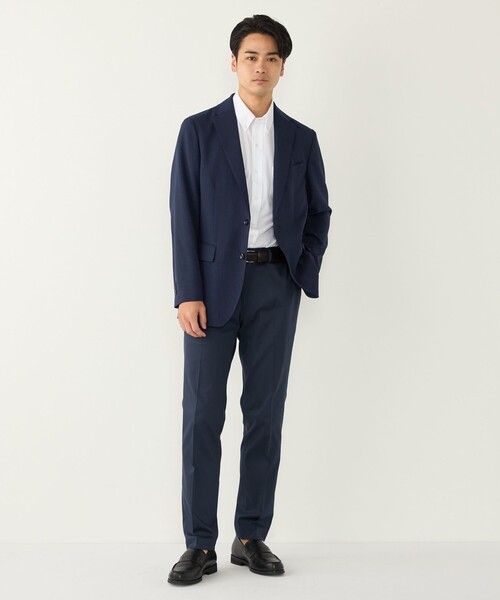 SHIPS Colors(シップス カラーズ)の「SHIPS Colors:〈吸水速乾・接触冷感〉SMART TECH(R) ノーアイロン 半袖シャツ(ビジネスシャツ・メンズ・ライトグレー/ライトブルー/オフホワイト・SMALL/MEDIUM/LARGE/X-LARGE)」の19枚目の写真