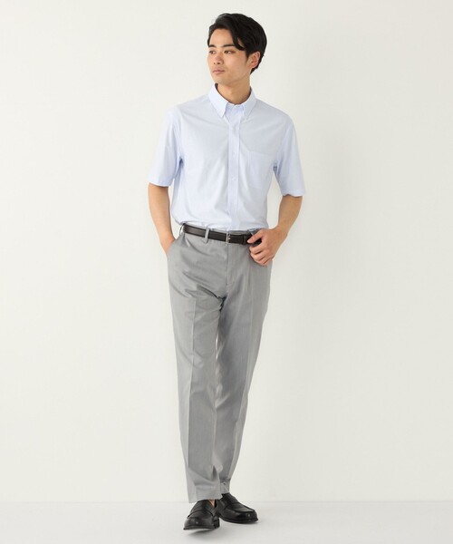 SHIPS Colors(シップス カラーズ)の「SHIPS Colors:〈吸水速乾・接触冷感〉SMART TECH(R) ノーアイロン 半袖シャツ(ビジネスシャツ・メンズ・ライトグレー/ライトブルー/オフホワイト・SMALL/MEDIUM/LARGE/X-LARGE)」の22枚目の写真