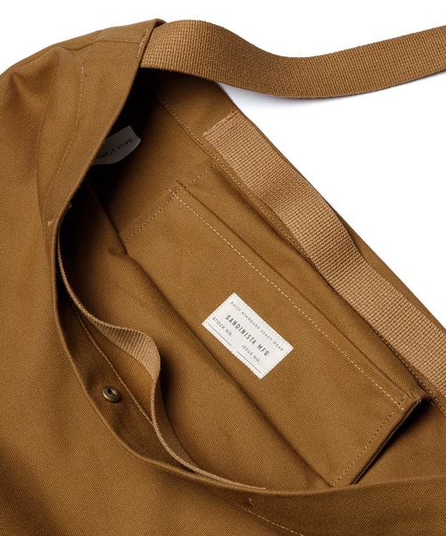 DAILY STANDARD by SANDINISTA（デイリースタンダードバイサンディニスタ）の「Canvas Student Shoulder Bag / キャンバスショルダーバッグ（ショルダーバッグ・メンズ・ブラック/ベージュ系その他/ネイビー・FREE）」の20枚目の写真