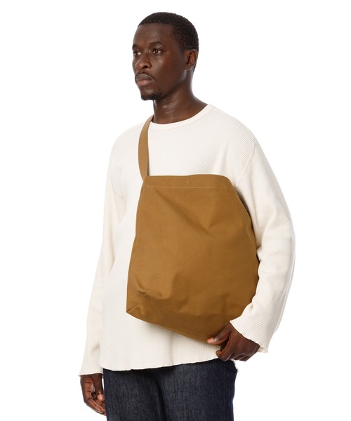 DAILY STANDARD by SANDINISTA（デイリースタンダードバイサンディニスタ）の「Canvas Student Shoulder Bag / キャンバスショルダーバッグ（ショルダーバッグ・メンズ・ブラック/ベージュ系その他/ネイビー・FREE）」の18枚目の写真