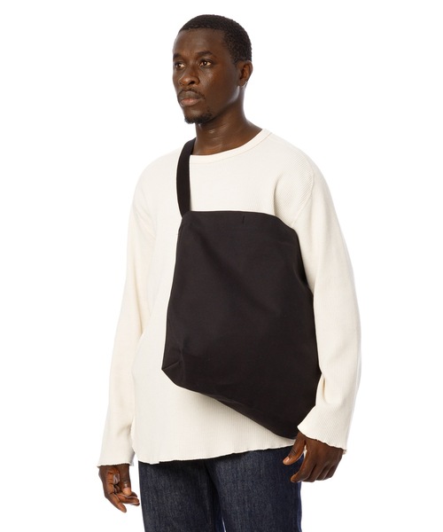 DAILY STANDARD by SANDINISTA（デイリースタンダードバイサンディニスタ）の「Canvas Student Shoulder Bag / キャンバスショルダーバッグ（ショルダーバッグ・メンズ・ブラック/ベージュ系その他/ネイビー・FREE）」の15枚目の写真