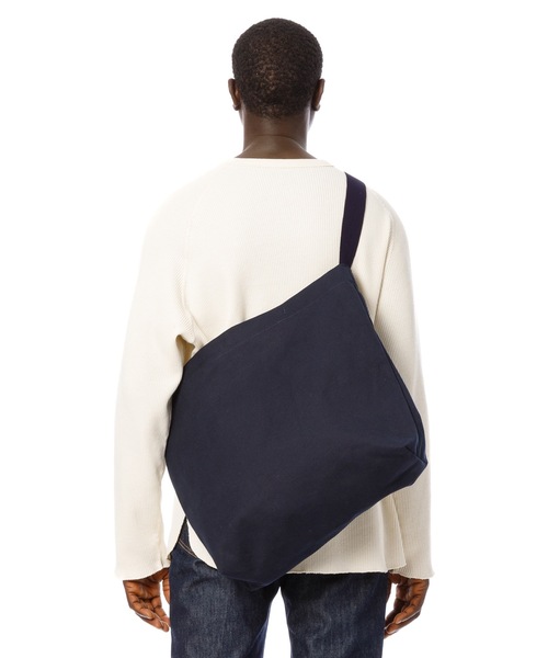 DAILY STANDARD by SANDINISTA（デイリースタンダードバイサンディニスタ）の「Canvas Student Shoulder Bag / キャンバスショルダーバッグ（ショルダーバッグ・メンズ・ブラック/ベージュ系その他/ネイビー・FREE）」の10枚目の写真