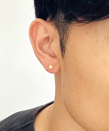ピアス（両耳用）（ゴールド/金色系・スタッズ）ファッション通販