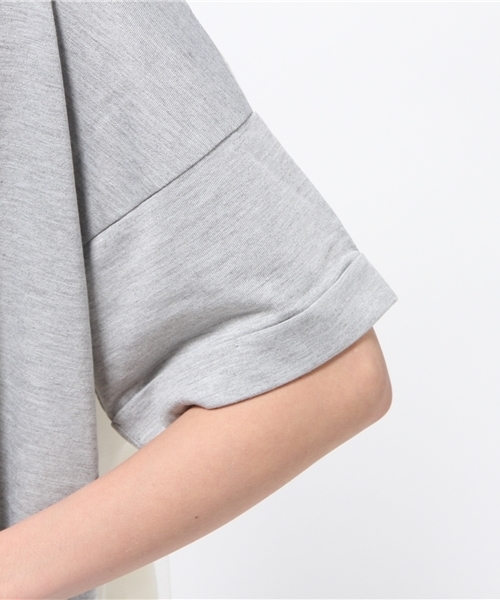 OUTLET（アウトレット）の「【Discoat】後ロ異素材使イP/O（Tシャツ/カットソー・レディース・杢グレー・FREE）」の6枚目の写真