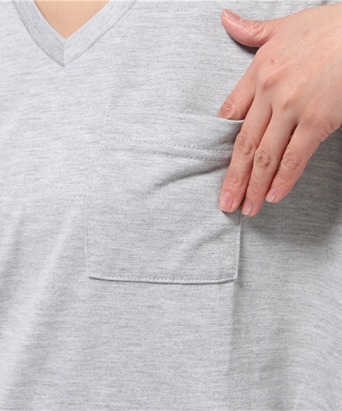OUTLET（アウトレット）の「【Discoat】後ロ異素材使イP/O（Tシャツ/カットソー・レディース・杢グレー・FREE）」の7枚目の写真