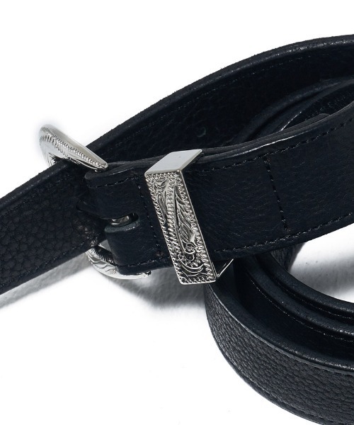 EFFECTEN(エフェクテン)の「mko13680-UTILITY sword Leather Belt レザーベルト(efite-31)(ベルト・メンズ・ブラック・FREE)」の2枚目の写真