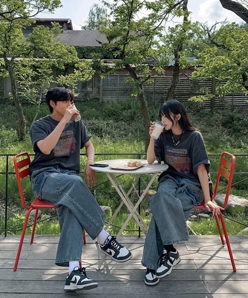 NOWLE(ノウル)の「【NOWLE】ピグメント加工 ヴィンテージライク グラフィックプリント 半袖 Tシャツ / ユニセックス(Tシャツ/カットソー・メンズ・グレー・SMALL/MEDIUM/LARGE/X-LARGE)」の18枚目の写真