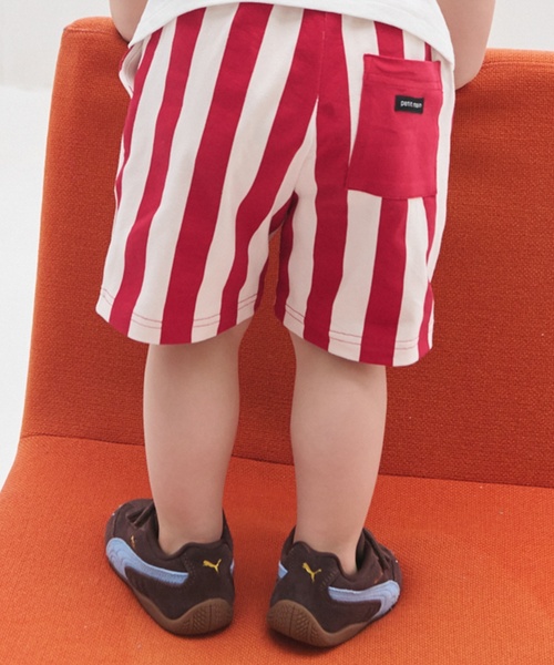 petit main(プティマイン)の「【プティプラ/WEB別注】ハーフパンツ(その他パンツ・キッズ・Moca/ライトグリーン/ネイビー/ブルー/ライトグレー/ブラック/キャメル/グリーン/レッド・90cm/80cm/100cm/110cm/130cm/120cm)」の13枚目の写真