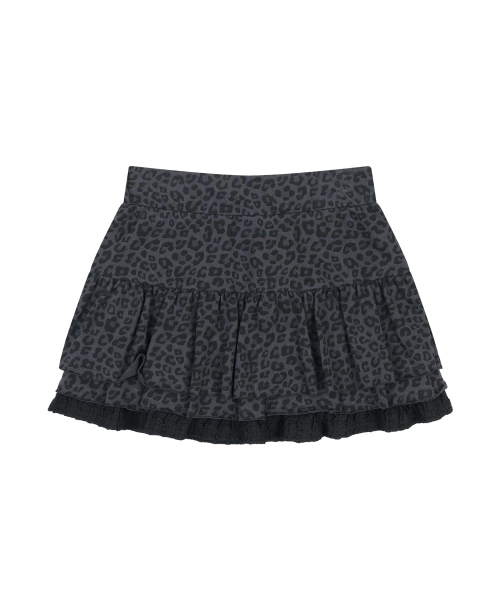 ORDINARY HOLIDAY（オーディナリー ホリデー）の「TIERED MINI SKIRT [CHARCOAL]（スカート・レディース・その他・FREE）」の4枚目の写真