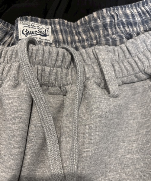 YACA（ヤーカ）の「Layered Sweat Pants/レイヤードスウェットパンツ（スウェットパンツ・レディース・ブラック/グレー・FREE）」の16枚目の写真