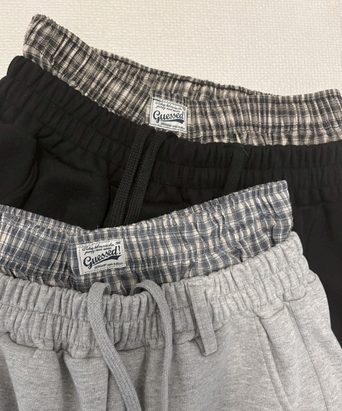 YACA（ヤーカ）の「Layered Sweat Pants/レイヤードスウェットパンツ（スウェットパンツ・レディース・ブラック/グレー・FREE）」の17枚目の写真
