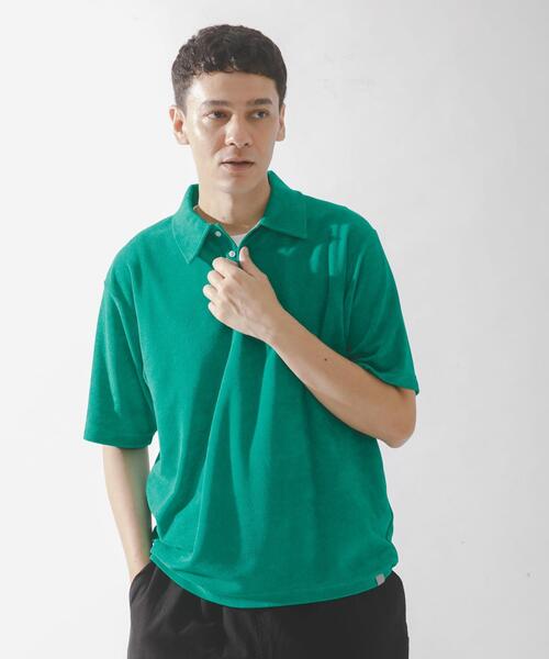 URBAN RESEARCH Sonny Label(アーバンリサーチサニーレーベル)の「配色パイルポロシャツ(ポロシャツ・メンズ・ネイビー/グレー/グリーン・MEDIUM/LARGE)」の7枚目の写真
