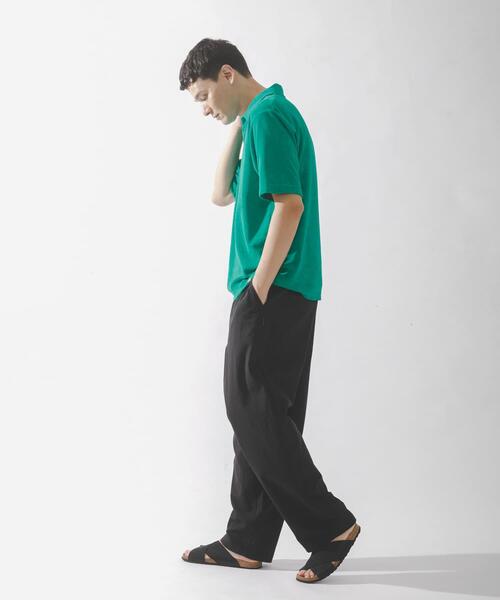 URBAN RESEARCH Sonny Label(アーバンリサーチサニーレーベル)の「配色パイルポロシャツ(ポロシャツ・メンズ・ネイビー/グレー/グリーン・MEDIUM/LARGE)」の10枚目の写真