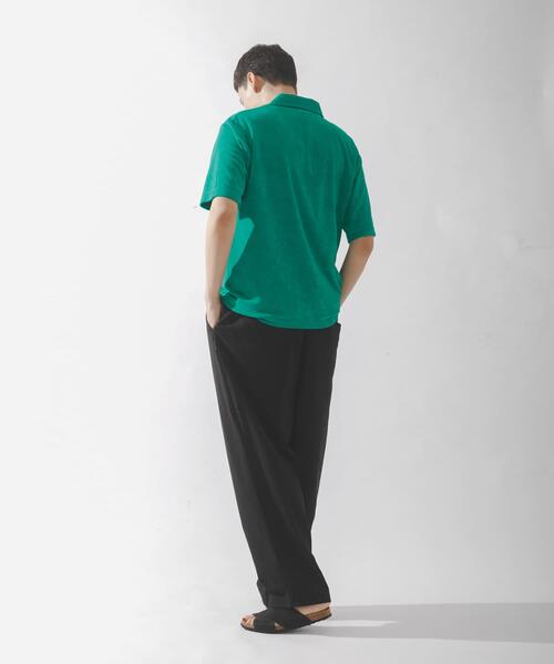 URBAN RESEARCH Sonny Label(アーバンリサーチサニーレーベル)の「配色パイルポロシャツ(ポロシャツ・メンズ・ネイビー/グレー/グリーン・MEDIUM/LARGE)」の11枚目の写真