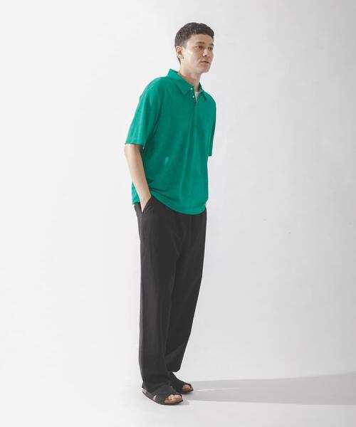 URBAN RESEARCH Sonny Label(アーバンリサーチサニーレーベル)の「配色パイルポロシャツ(ポロシャツ・メンズ・ネイビー/グレー/グリーン・MEDIUM/LARGE)」の12枚目の写真