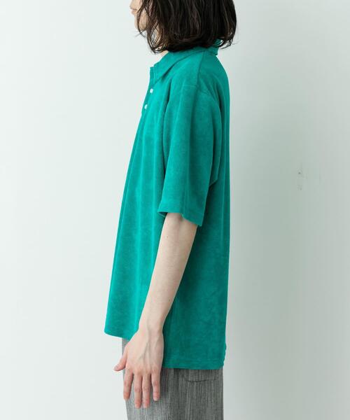 URBAN RESEARCH Sonny Label(アーバンリサーチサニーレーベル)の「配色パイルポロシャツ(ポロシャツ・メンズ・ネイビー/グレー/グリーン・MEDIUM/LARGE)」の18枚目の写真