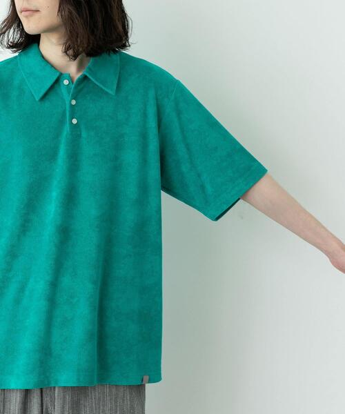 URBAN RESEARCH Sonny Label(アーバンリサーチサニーレーベル)の「配色パイルポロシャツ(ポロシャツ・メンズ・ネイビー/グレー/グリーン・MEDIUM/LARGE)」の20枚目の写真