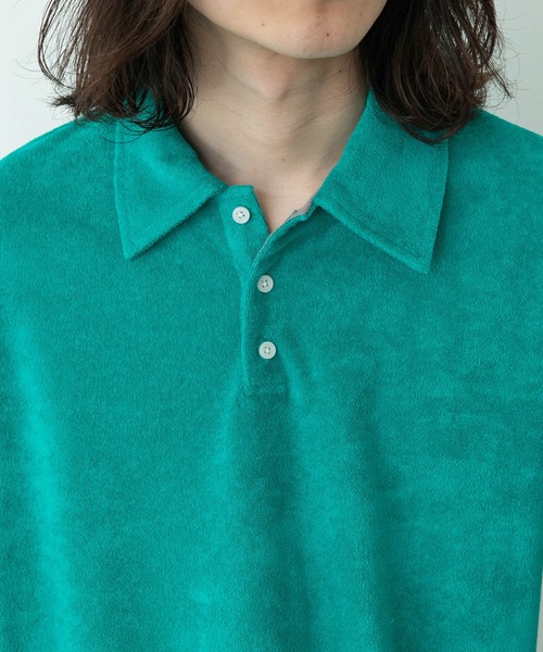 URBAN RESEARCH Sonny Label(アーバンリサーチサニーレーベル)の「配色パイルポロシャツ(ポロシャツ・メンズ・ネイビー/グレー/グリーン・MEDIUM/LARGE)」の13枚目の写真