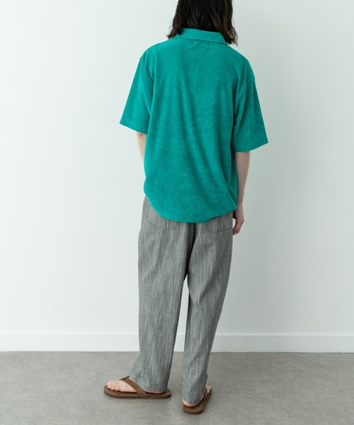 URBAN RESEARCH Sonny Label(アーバンリサーチサニーレーベル)の「配色パイルポロシャツ(ポロシャツ・メンズ・ネイビー/グレー/グリーン・MEDIUM/LARGE)」の17枚目の写真