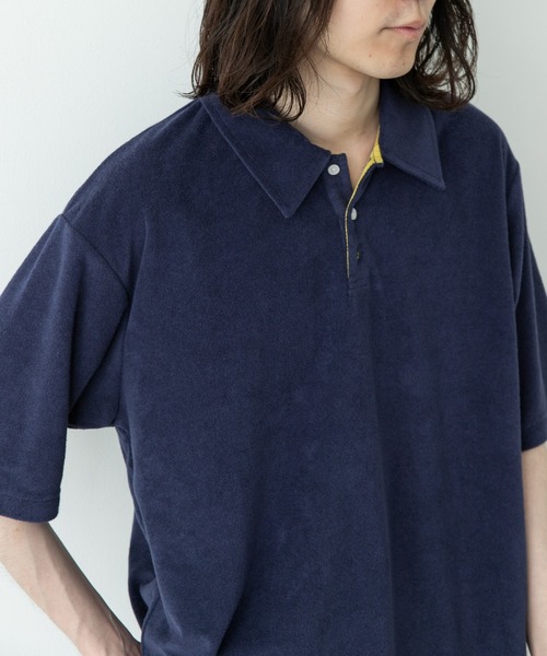 URBAN RESEARCH Sonny Label(アーバンリサーチサニーレーベル)の「配色パイルポロシャツ(ポロシャツ・メンズ・ネイビー/グレー/グリーン・MEDIUM/LARGE)」の19枚目の写真