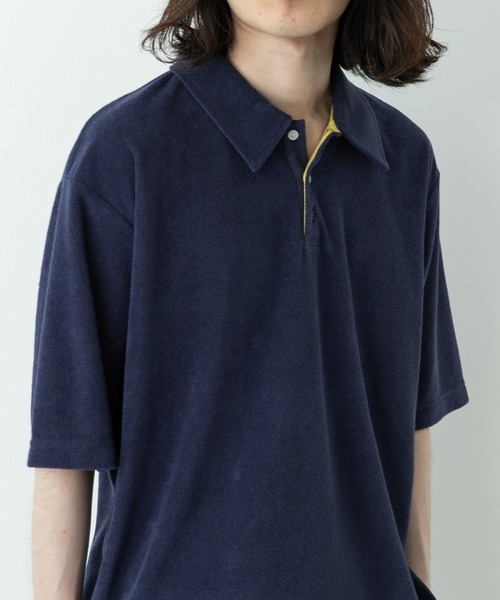 URBAN RESEARCH Sonny Label(アーバンリサーチサニーレーベル)の「配色パイルポロシャツ(ポロシャツ・メンズ・ネイビー/グレー/グリーン・MEDIUM/LARGE)」の18枚目の写真