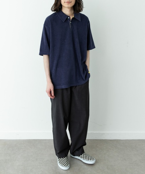 URBAN RESEARCH Sonny Label(アーバンリサーチサニーレーベル)の「配色パイルポロシャツ(ポロシャツ・メンズ・ネイビー/グレー/グリーン・MEDIUM/LARGE)」の21枚目の写真