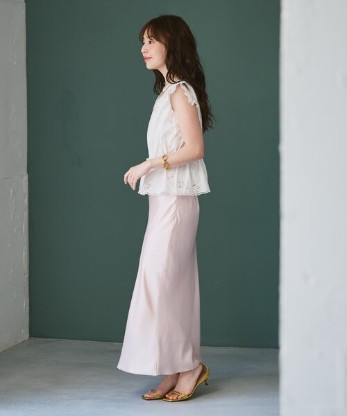 La boutique BonBon(ラブティックボンボン)の「【SETUP可・今すぐお届け】カットワークレースブラウス(シャツ/ブラウス・レディース・ホワイト/ブラック・FREE)」の10枚目の写真