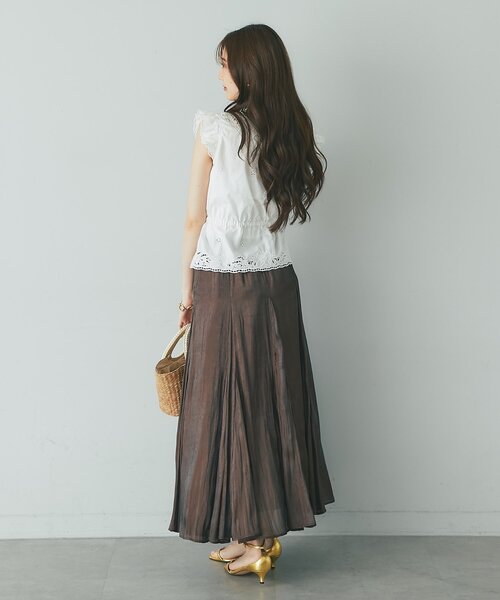 La boutique BonBon(ラブティックボンボン)の「【SETUP可・今すぐお届け】カットワークレースブラウス(シャツ/ブラウス・レディース・ホワイト/ブラック・FREE)」の17枚目の写真