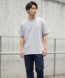 [キャンプフリー] CAMPFREE ワンポイント刺繍ロゴTシャツ 7.4oz やや厚手 半袖