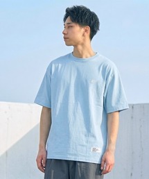 [キャンプフリー] CAMPFREE ワンポイント刺繍ロゴTシャツ 7.4oz やや厚手 半袖