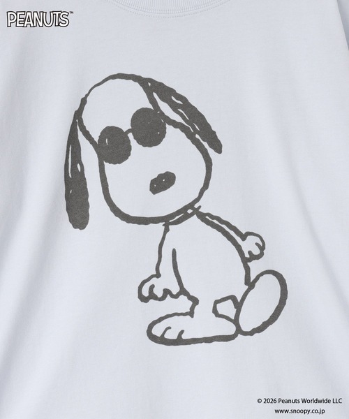 LOWRYS FARM（ローリーズファーム）の「【SNOOPY】クラッシュTシャツ　 656759（Tシャツ/カットソー・キッズ・チャコールグレー/オフホワイト/ライトブルー・110cm/120cm/150cm/140cm/130cm）」の5枚目の写真