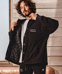 1minute 1second（ワンミニットワンセカンド）の「mj11685-cursive embroidery wool-like coach jacket コーチジャケット(1M26A030)（その他アウター）」